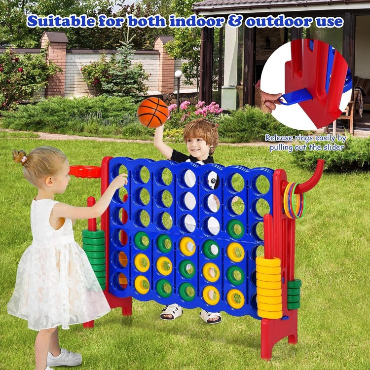 Giant 3 in 1 game: 4-in-a-row, Ring Toss & Basketball Hoop G