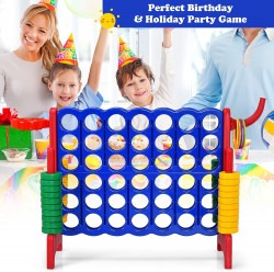 420in20a20row203 1710789227 Giant 3 in 1 game: 4-in-a-row, Ring Toss & Basketball Hoop G