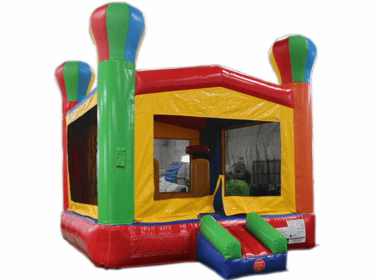 14' Primary Colors Balloon Bounce House