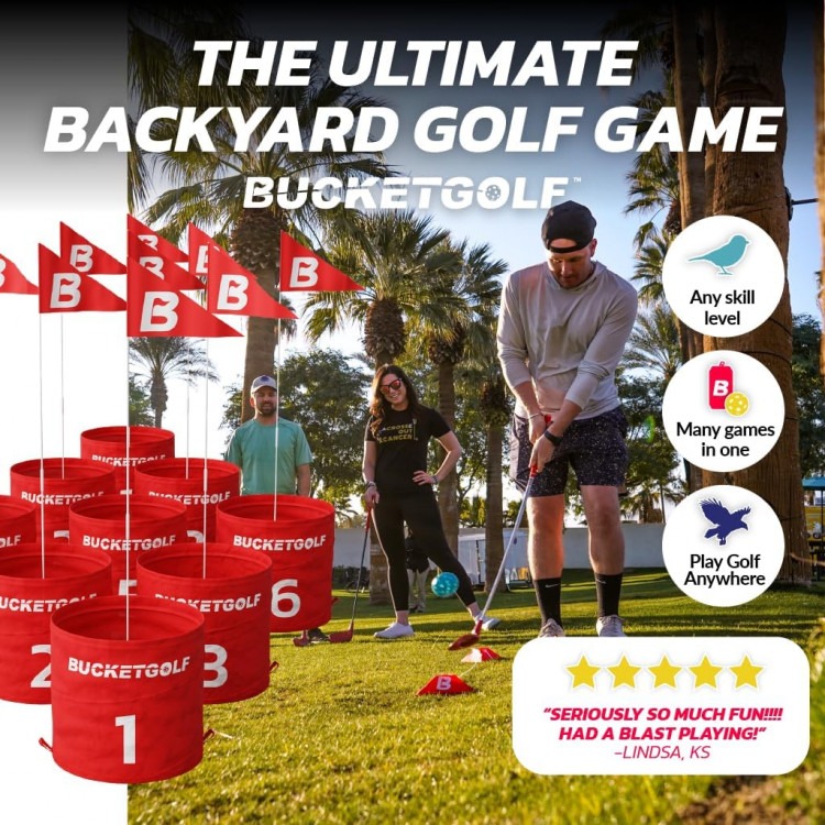 BucketGolf Game- requires your own clubs