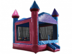 14' Purple, Pink & Blue Bounce House