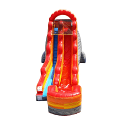 fire20red202 1749501430 18' Fire Red Marble Slide Choose Wet or Dry