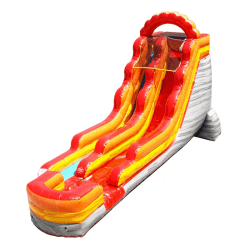 18' Fire Red Marble Slide Choose Wet or Dry fire20red203 1749501430 18' Fire Red Marble Slide Choose Wet or Dry
