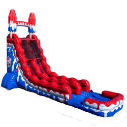 red20white20and20cool201 1743017316 24' Red White And Cool Slide With Pool Choose Wet or Dry