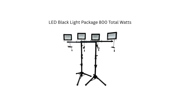 Black Light 800W LED Package