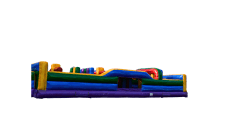 B- 40' Euro Marble Dry Double Lane Obstacle Course